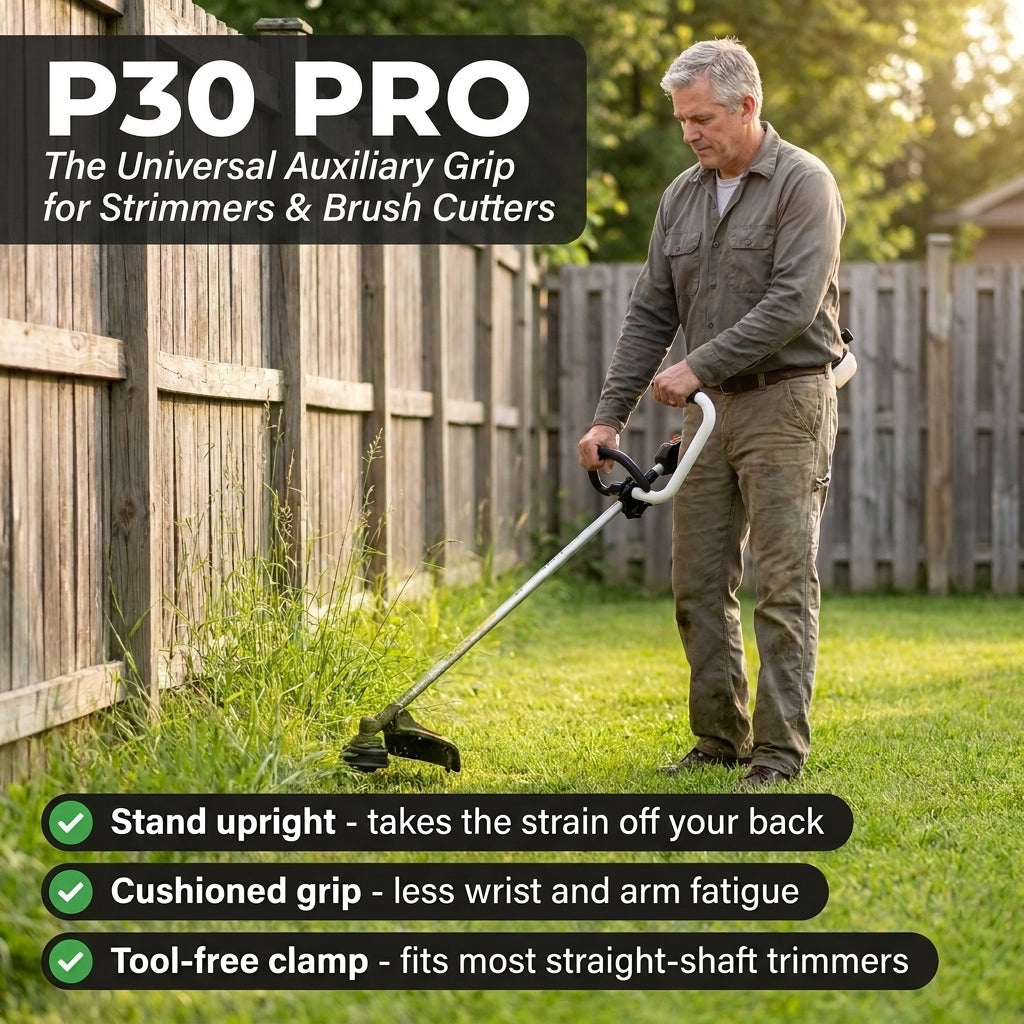 P30 Pro | The Universal Auxiliary Grip for Strimmers & Brush Cutters