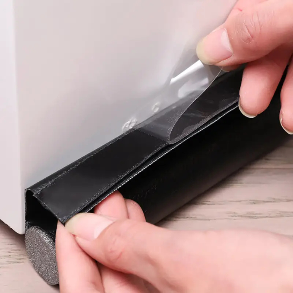 Door Draught Excluder Strip | Under Door Insulation Seal to Block Cold Air & Heat Loss
