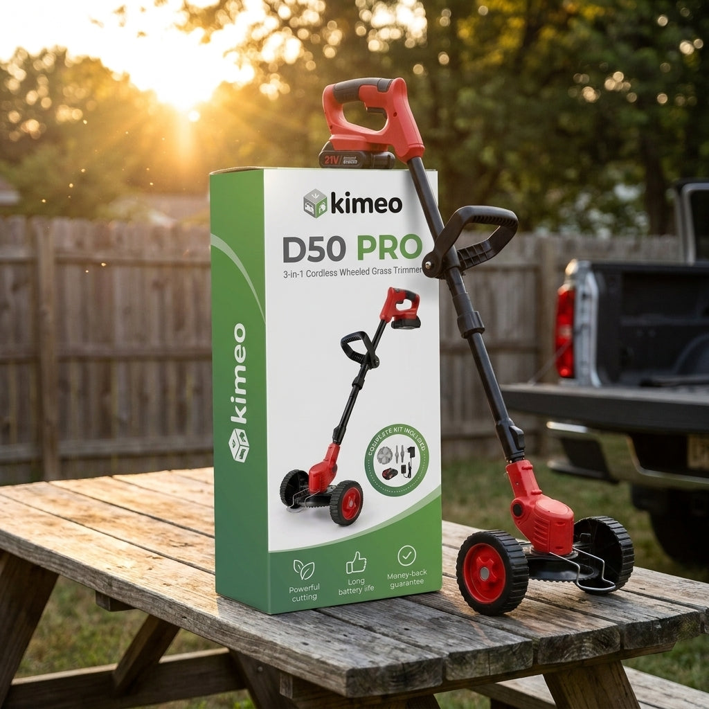 D50 Pro | The 3-in-1 Cordless Grass Trimmer, Weed Eater & Edger