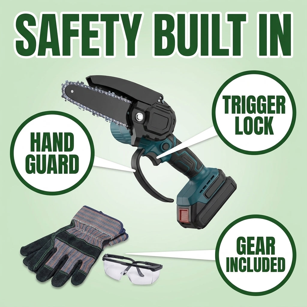 V30 Pro | Cordless Mini Chainsaw for Pruning & Branches